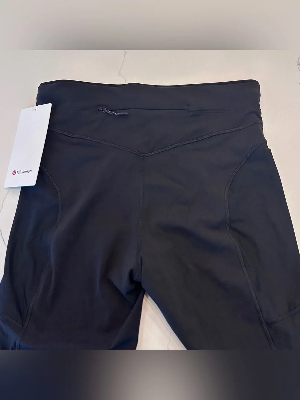 Lululemon No Line High Rise Run Tight 25” Black Sz 8 NWT